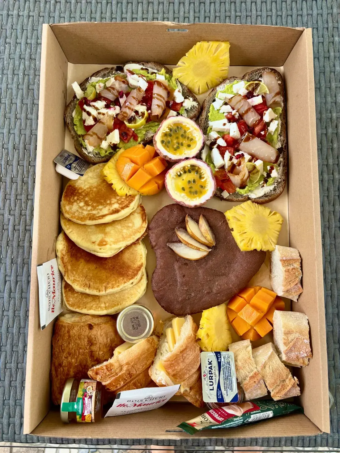 Brunch box livraison à domicile Grand Baie Île Maurice